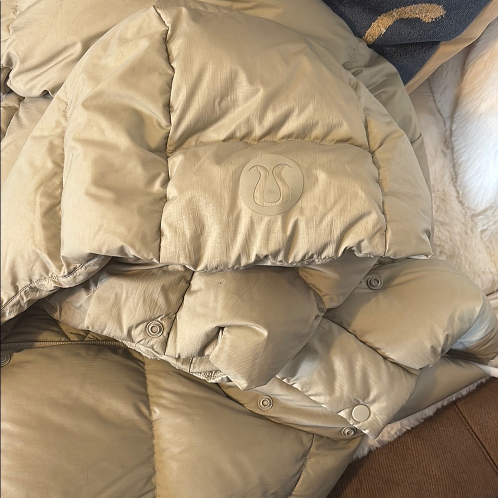 Lululemon Beige Puffer Jacket